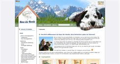 Desktop Screenshot of hausderhunde.it